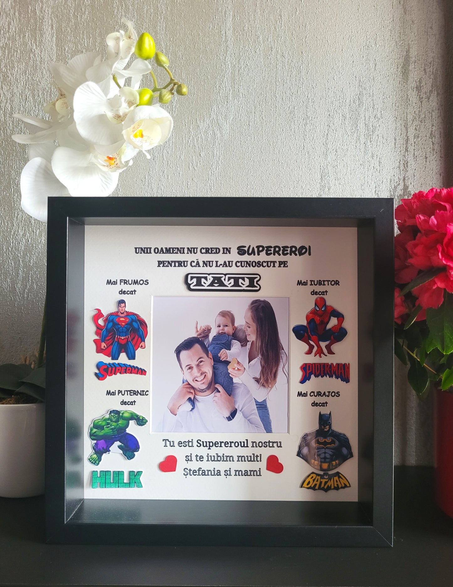 Tablou personalizat pentru tati – Cadoul perfect pentru eroul familiei