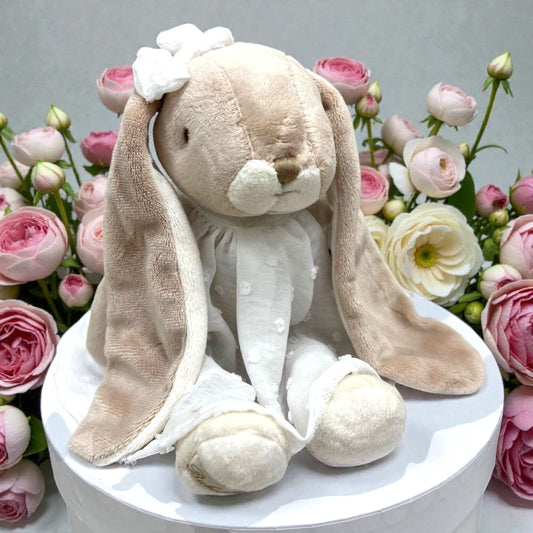 Lena – Iepuraș de Pluș Premium 30 cm în CUTIE CADOU