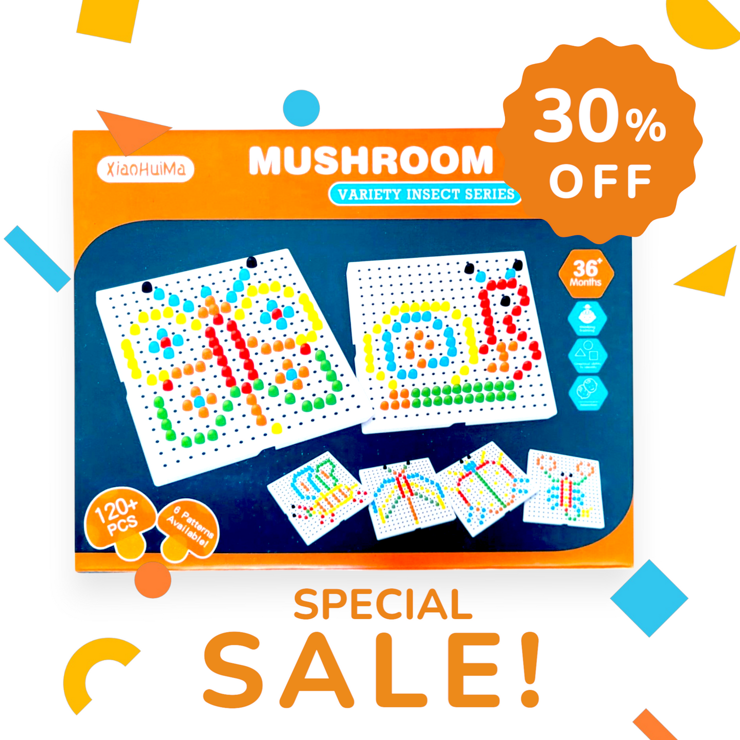 Set creativ de confectionat - Mozaic, multicolor, 120 piese