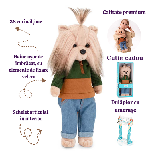 Lucky Andy – Căţeluş de Pluş Premium Lucky Doggy
