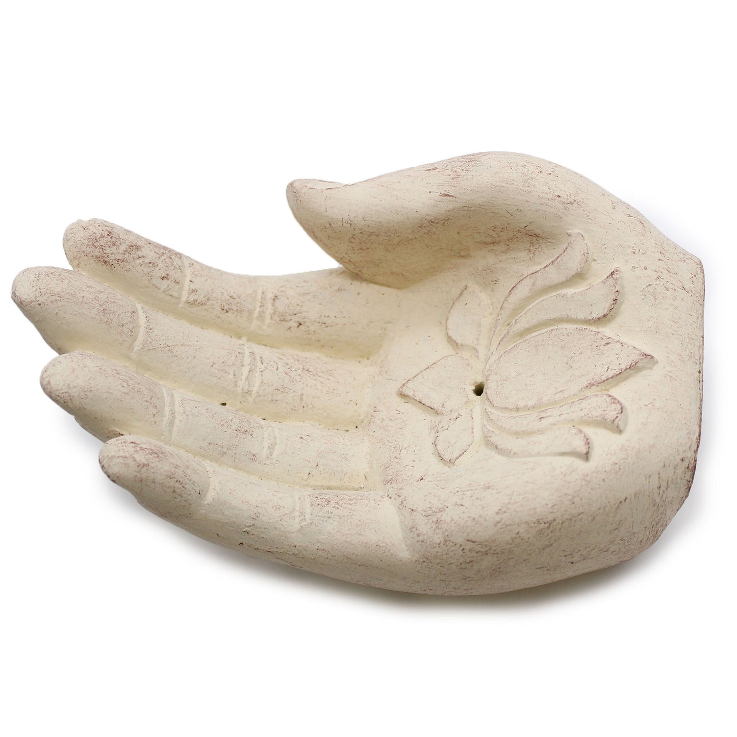 Suport bețișoare parfumate – Mână Lotus - Renaștere și Purificare
