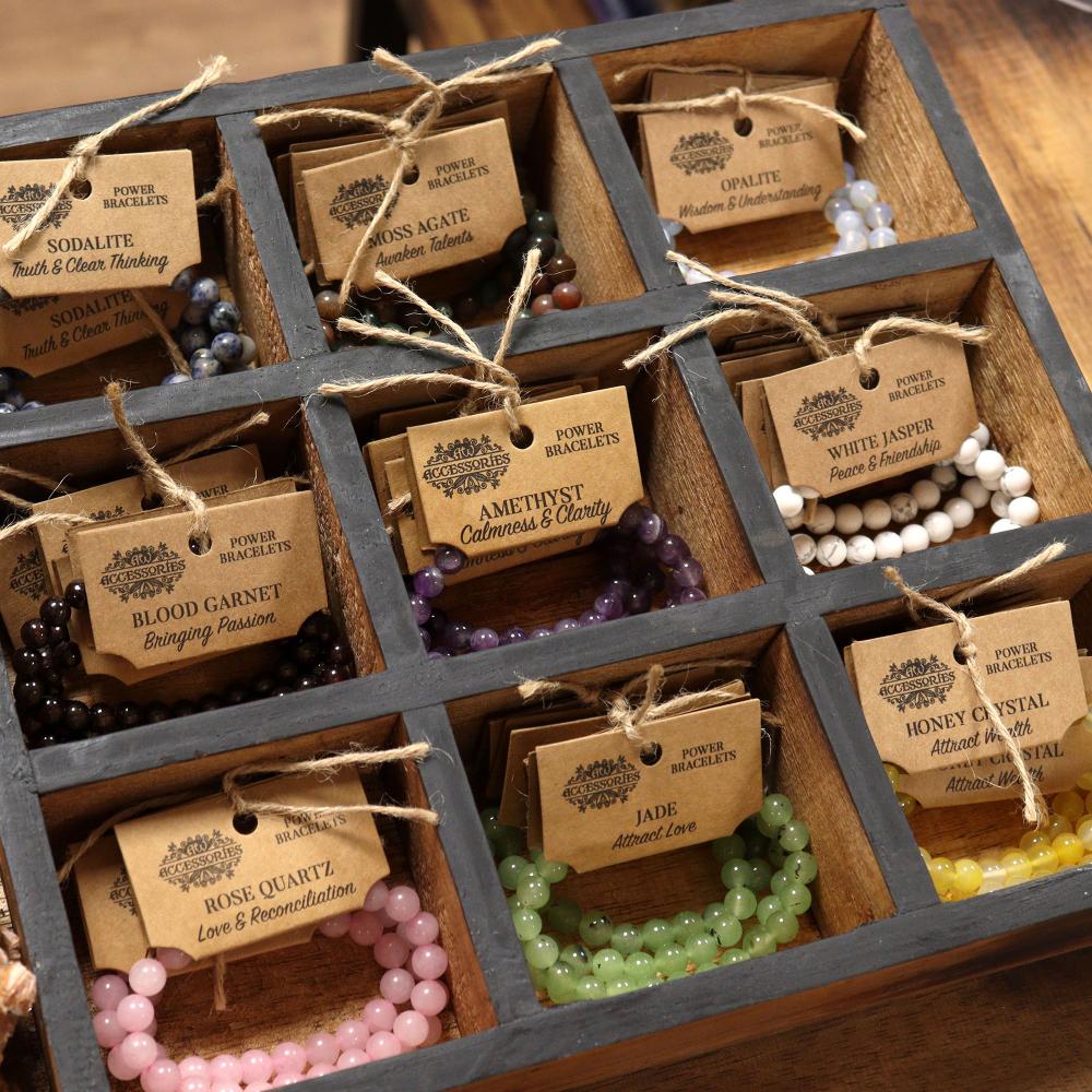 Brățară Energetică – Agat de Mușchi – Prosperitate, Vindecare și Claritate Mentală