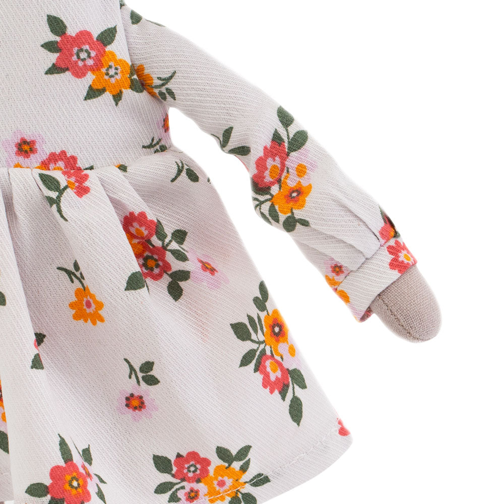 Lucy – Iepuraș de Pluș Premium în rochiță Cotti Motti (30 cm)