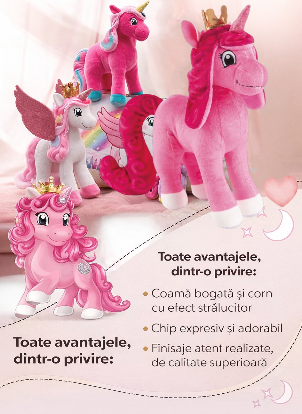Lissy PONY Selina – Unicorn de Pluș Premium NICI, 22 cm
