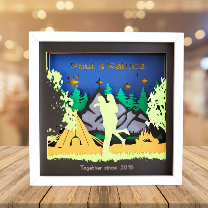 Tablou luminos personalizat Îndrăgostiți 3