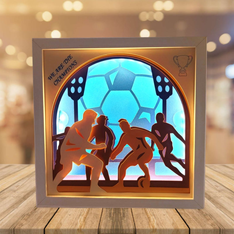 Tablou luminos personalizat Fotbal