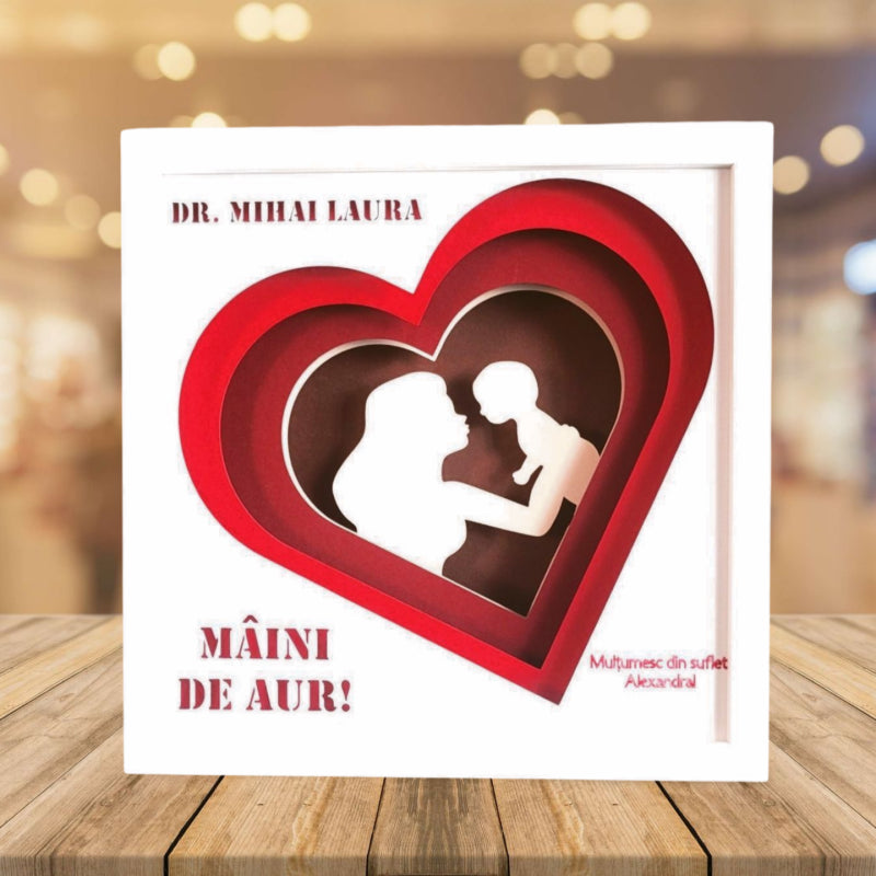 Tablou luminos personalizat Medic 1
