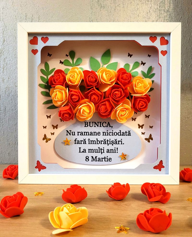 Tablou luminos personalizat pentru Bunica