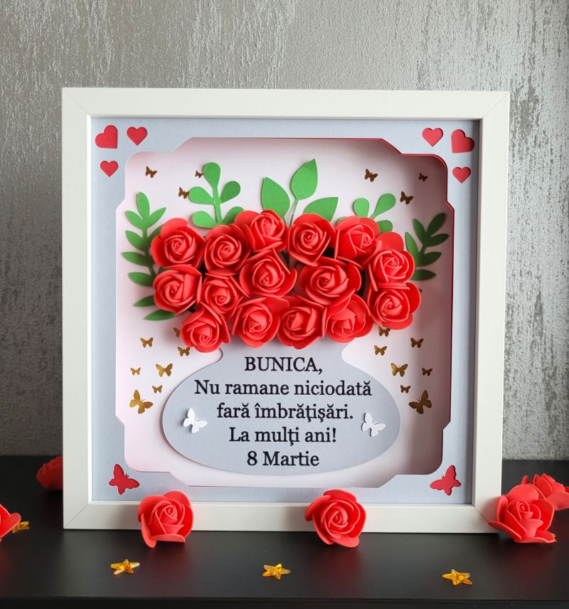Tablou luminos personalizat pentru Bunica
