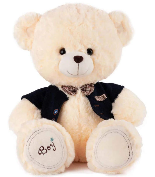 Ursuleț personalizat cu papion și vestă