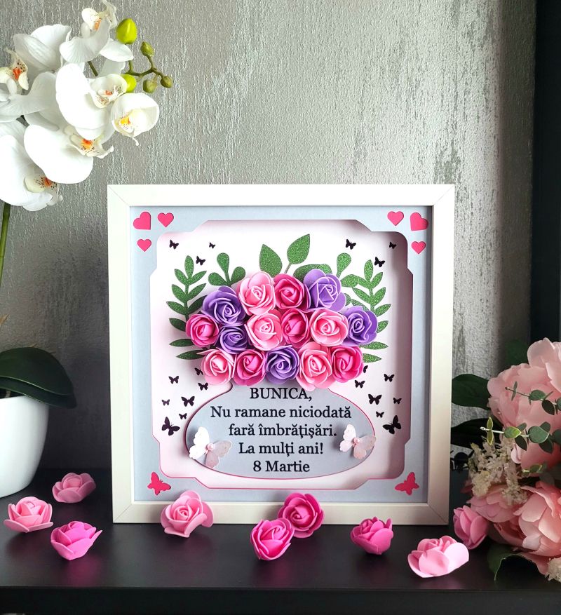Tablou luminos personalizat pentru Bunica
