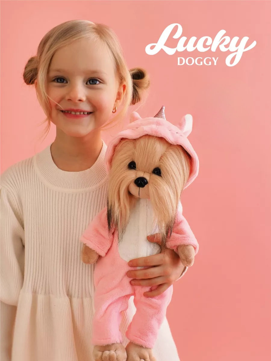Lucky Yoyo Unicorn – Căţeluşă de Pluş Premium Lucky Doggy