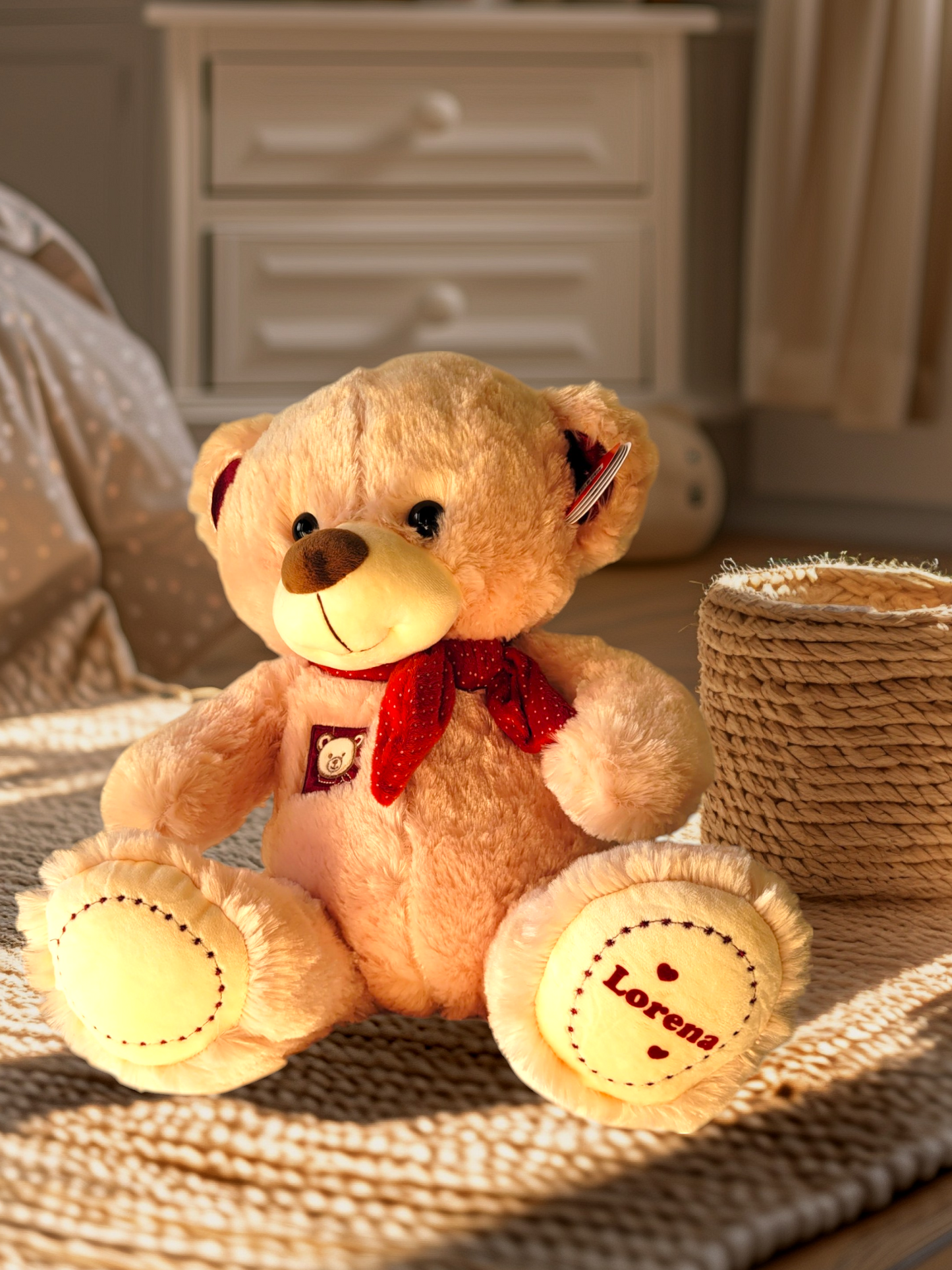 Ursuleț personalizat cu esarfă