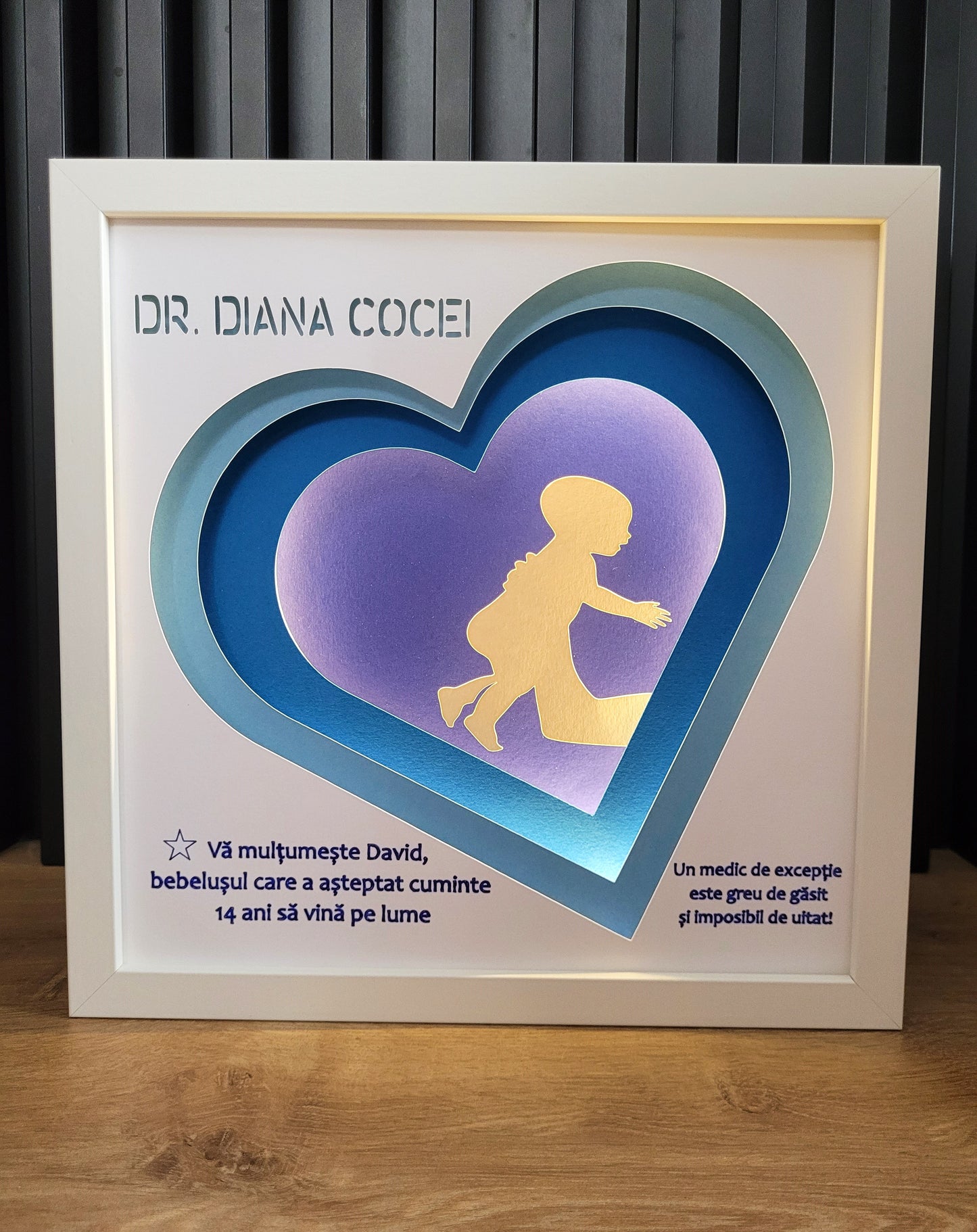 Tablou luminos personalizat Medic 3