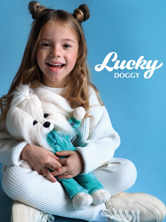 Lucky Mimi Fitness Mint – Căţeluşă de Pluş Premium Lucky Doggy