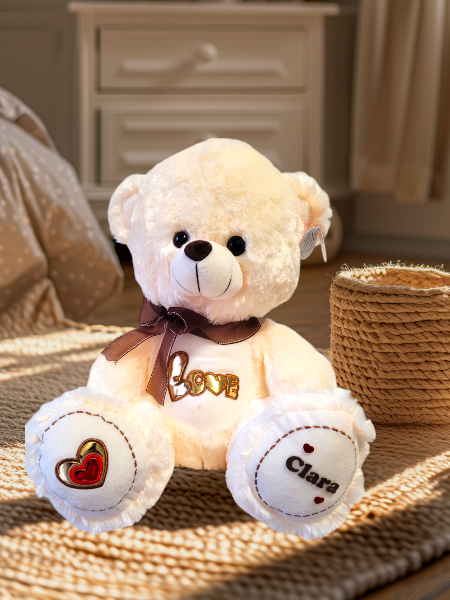 Set Cadou „Îmbrățișări și Aventuri” – Ursuleț Personalizat & Puzzle Fosforescent Ocean