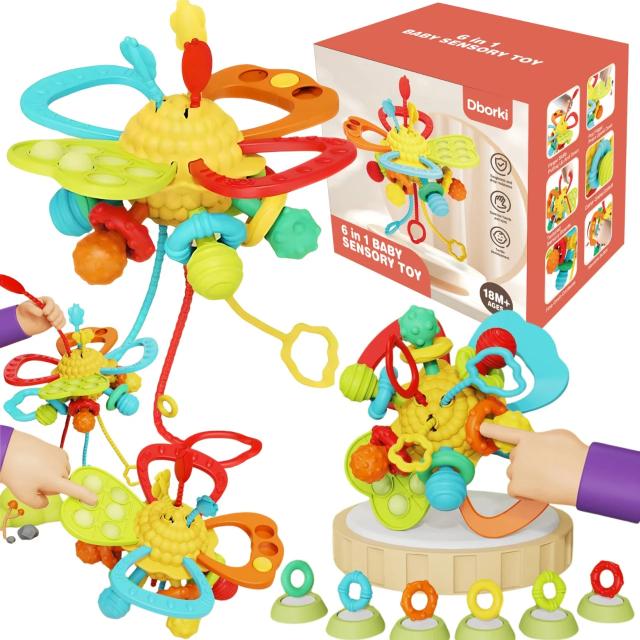 Jucarie gingivala Dborki, tip Montessori