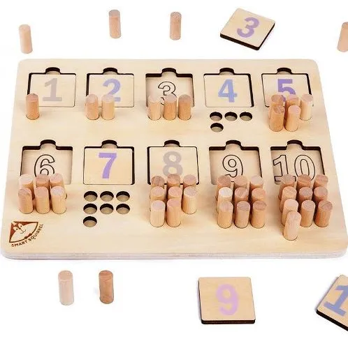 Montessori numaratoare orizontala din lemn