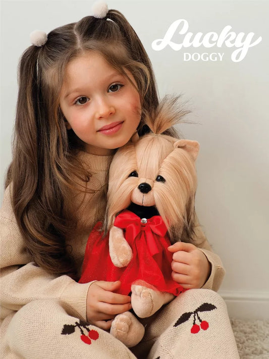 Lucky Yoyo Fiesta – Căţeluşă de Pluş Premium Lucky Doggy