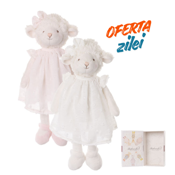 Molly – Oița de Pluș Premium 30 cm în CUTIE CADOU