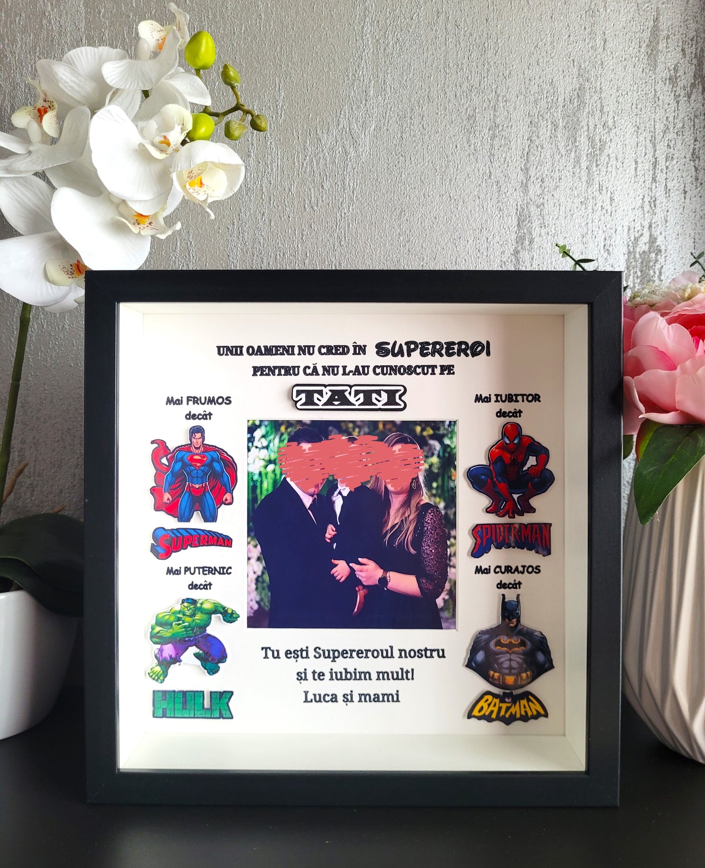 Tablou personalizat pentru tati – Cadoul perfect pentru eroul familiei