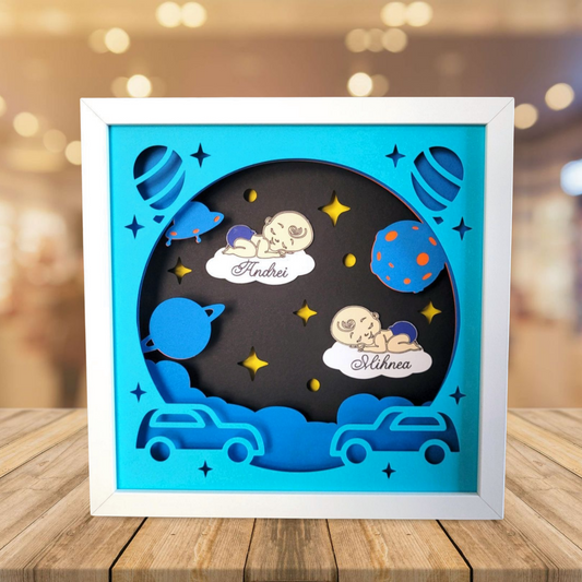 Tablou luminos personalizat baieti 006