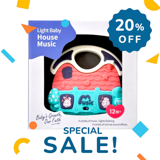 Casuta interactiva bebe cu lumini si sunete