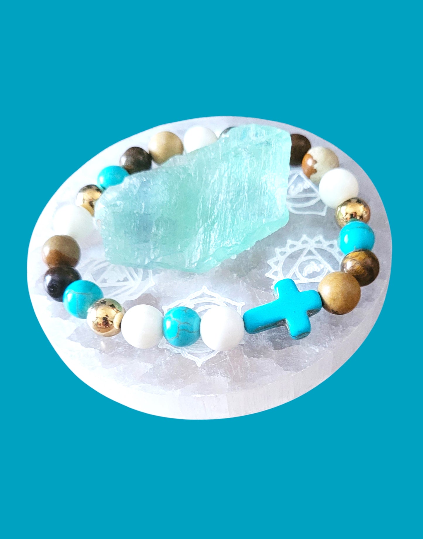 Platou din Selenit 8 cm - Chakra - Purificare Cristale & Energie