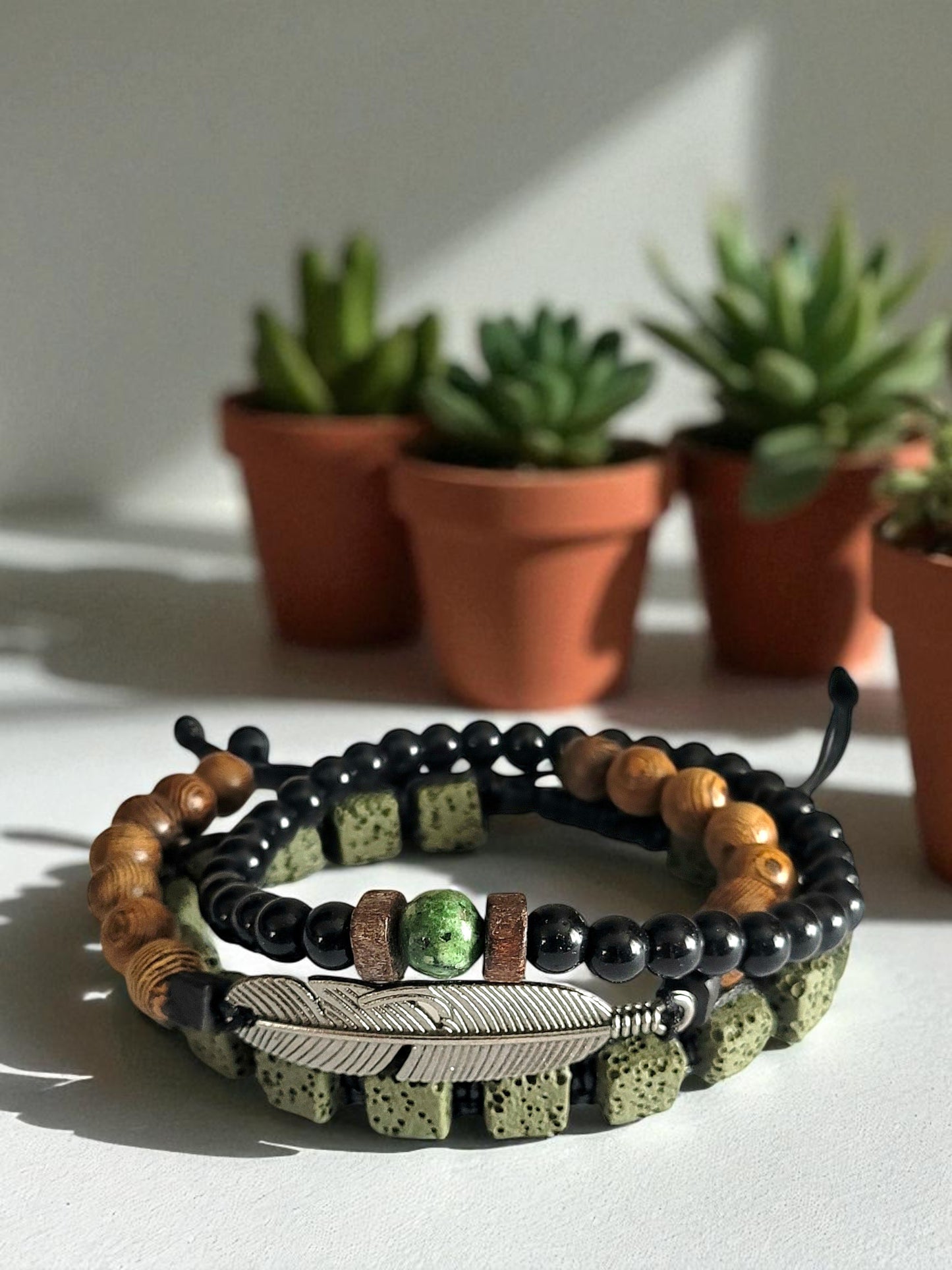 Brățari Premium Bărbați – Echilibru Natural