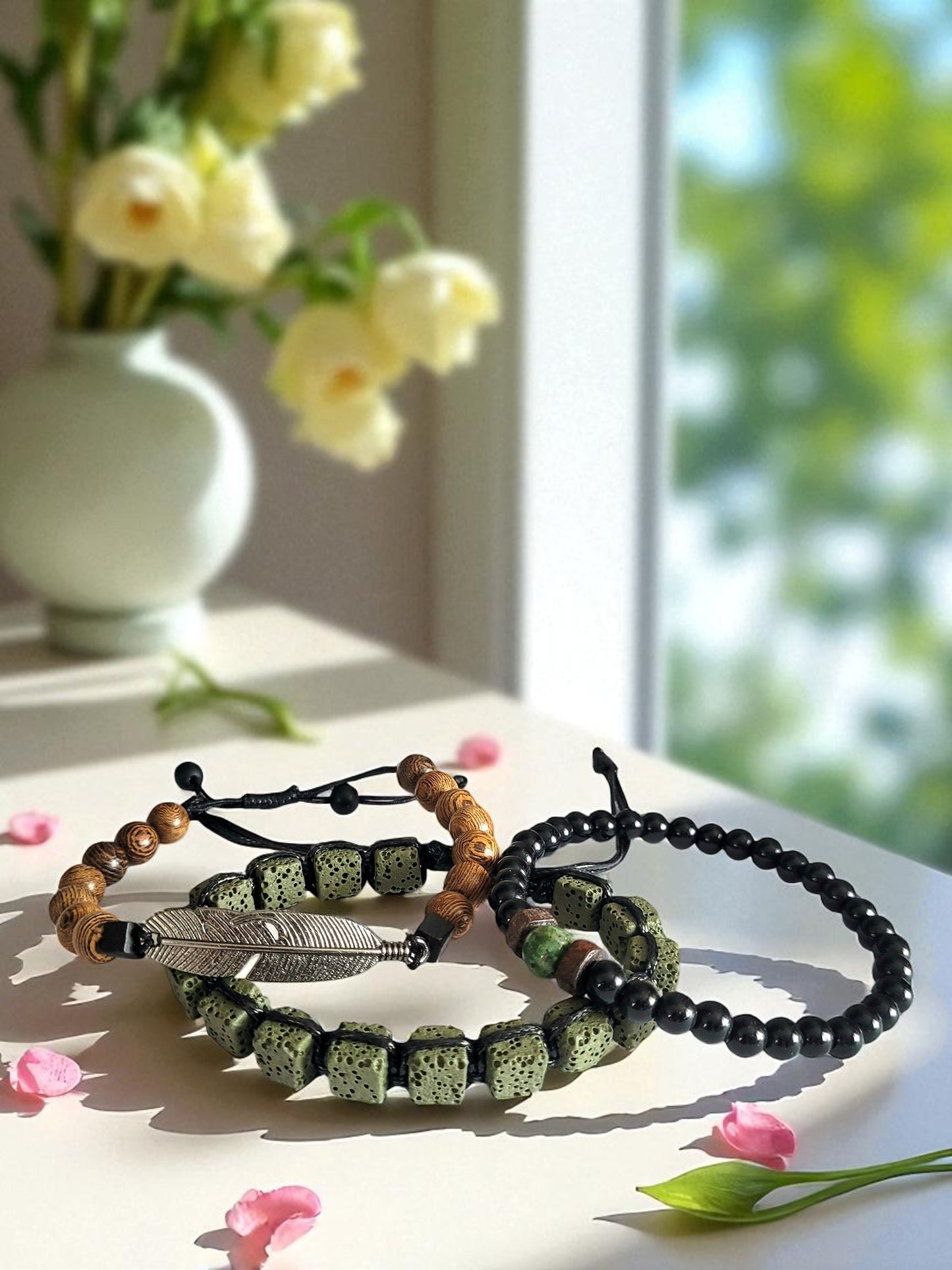 Brățari Premium Bărbați – Echilibru Natural