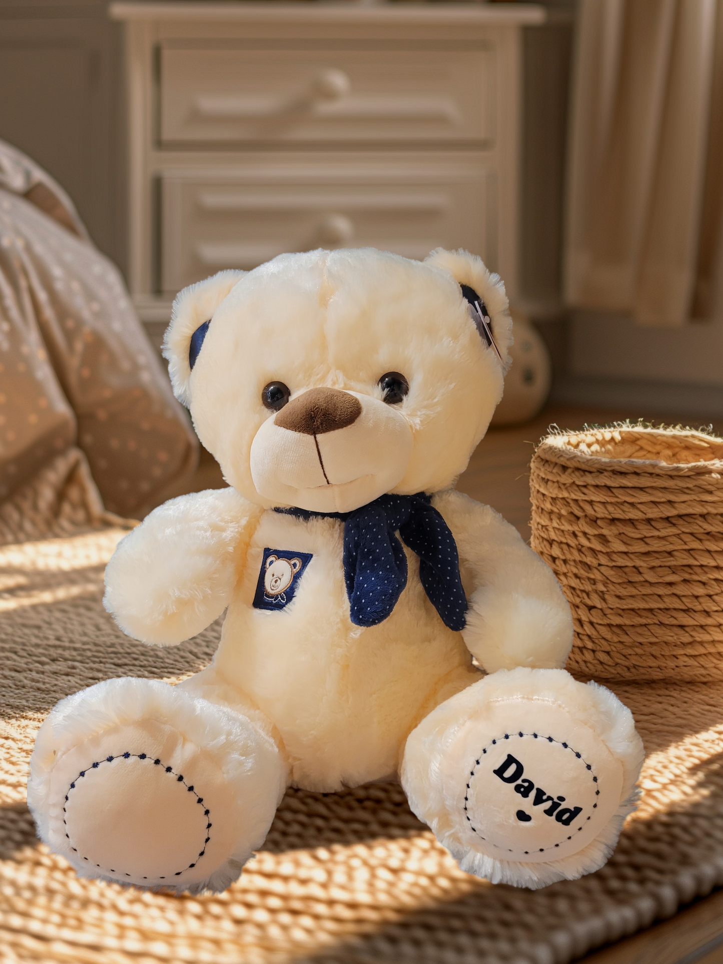 Ursuleț personalizat cu esarfă