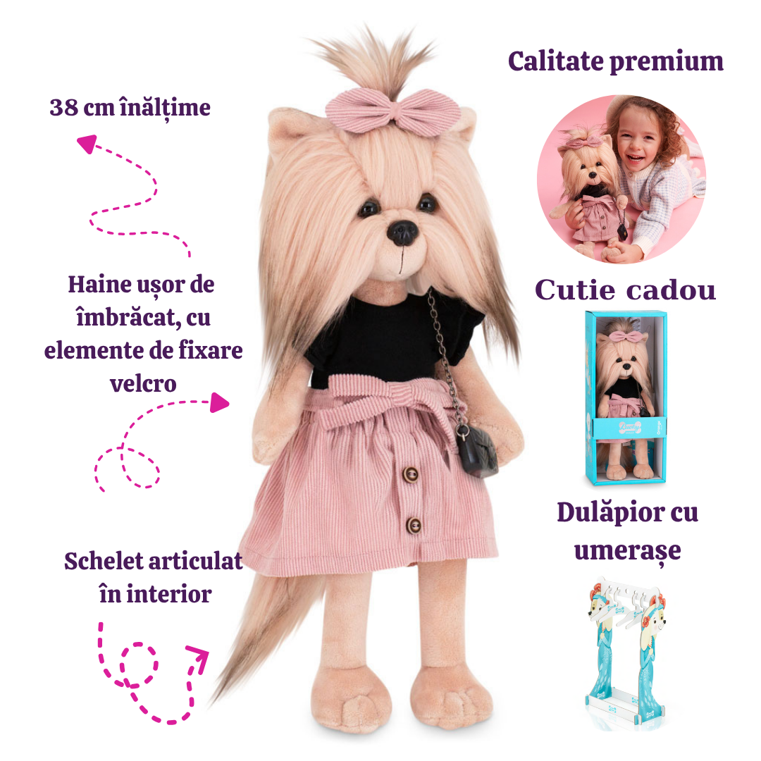 Lucky Yoyo Perfect Look – Căţeluşă de Pluş Premium Lucky Doggy