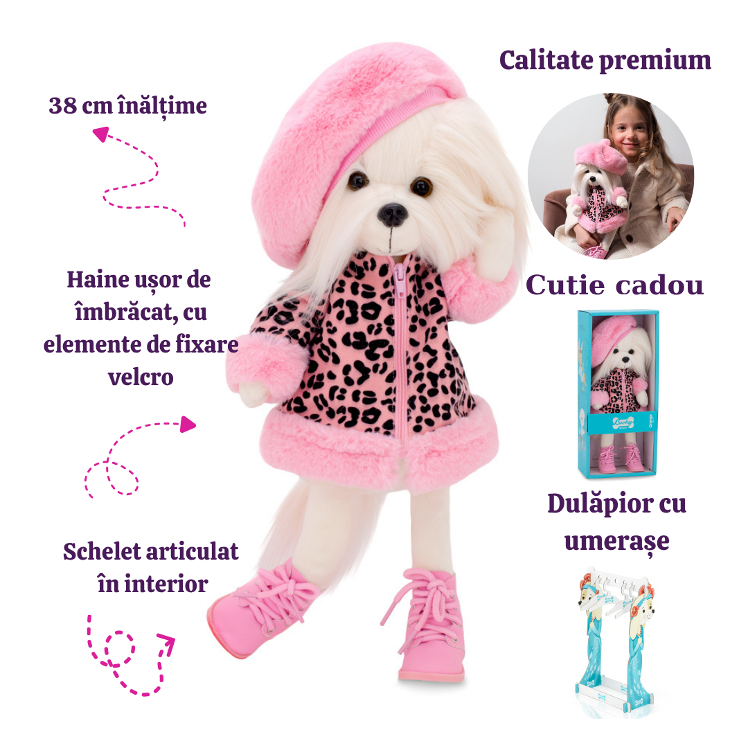 Lucky Mimi Mon Amour – Căţeluşă de Pluş Premium Lucky Doggy