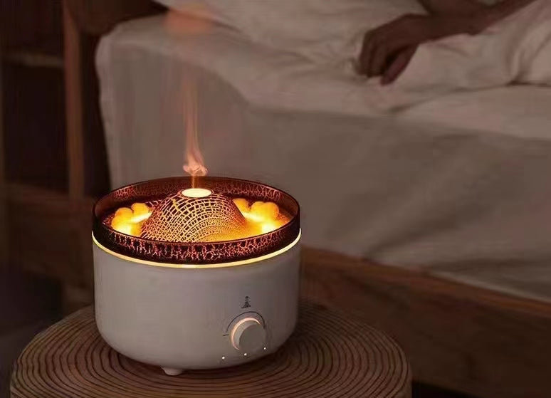 Aroma Difuzor cu Efect Vulcanic Mare - Două Culori