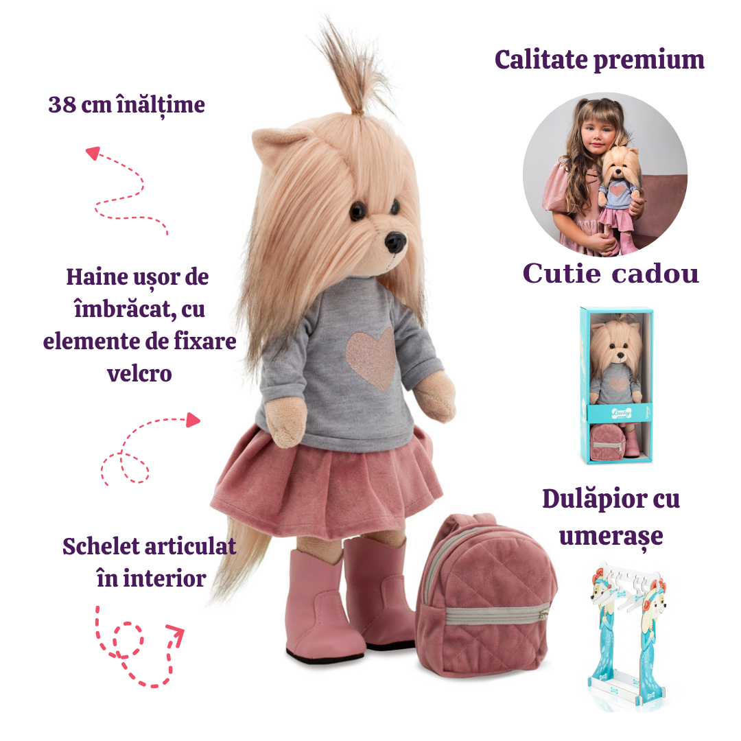 Lucky Yoyo Urban Style – Căţeluşă de Pluş Premium Lucky Doggy