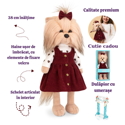 Lucky Yoyo Cozy Casual – Căţeluşă de Pluş Premium Lucky Doggy