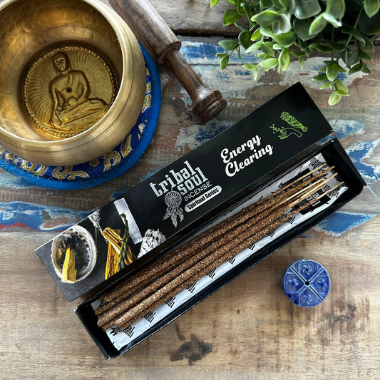 Bețișoare Spirituale de Tămâie Tribal Soul și Suport Ceramic - Curățarea Energiei