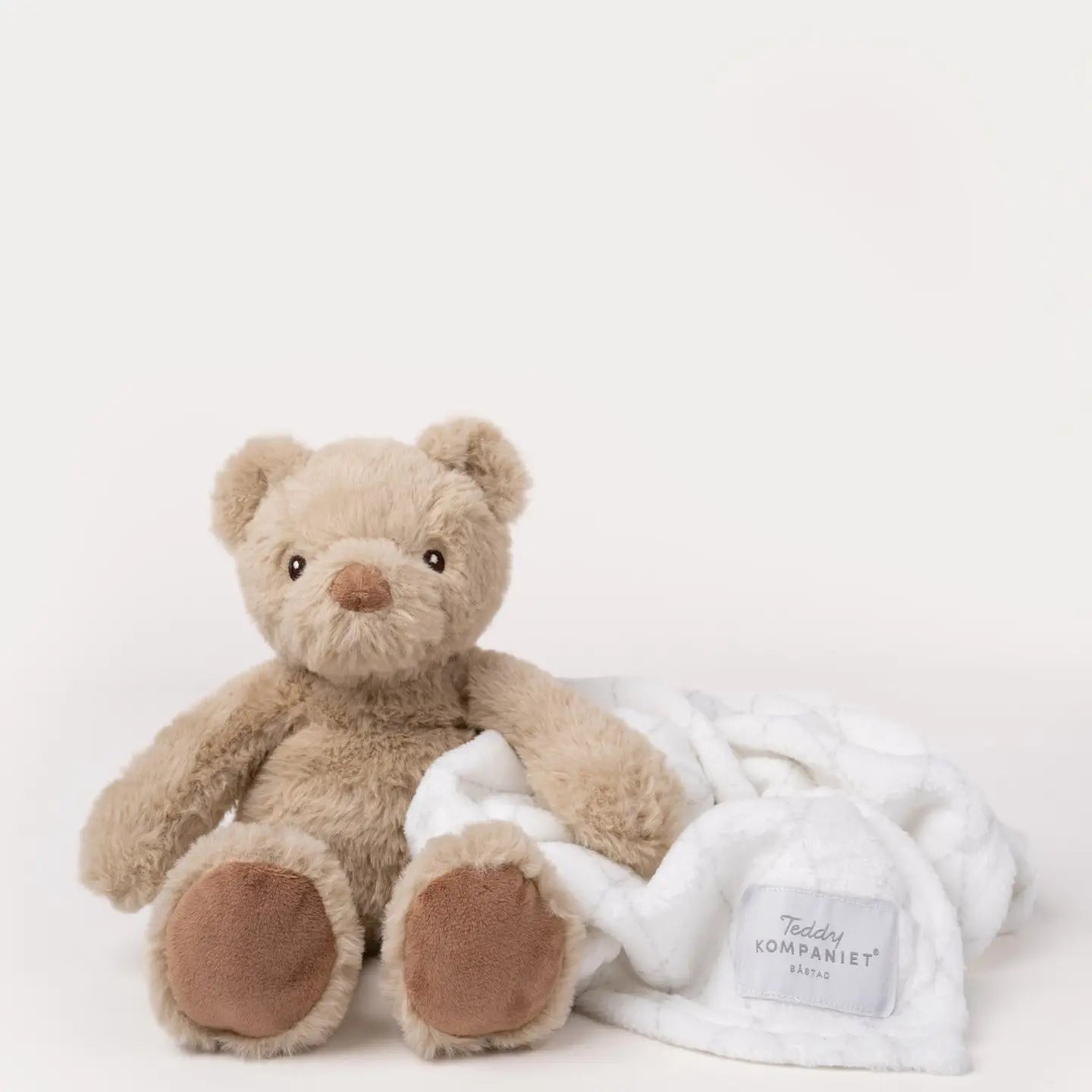 Sven Ursulețul Premium cu Păturică în Cutie Cadou, 30 cm, Teddykompaniet