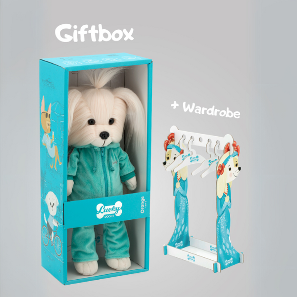 Lucky Mimi Fitness Mint – Căţeluşă de Pluş Premium Lucky Doggy