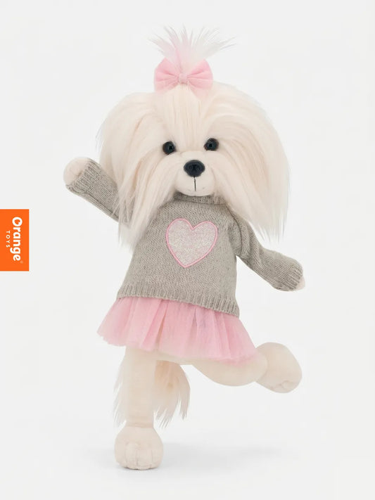 Lucky Mimi Pink Heart – Căţeluşă de Pluş Premium Lucky Doggy