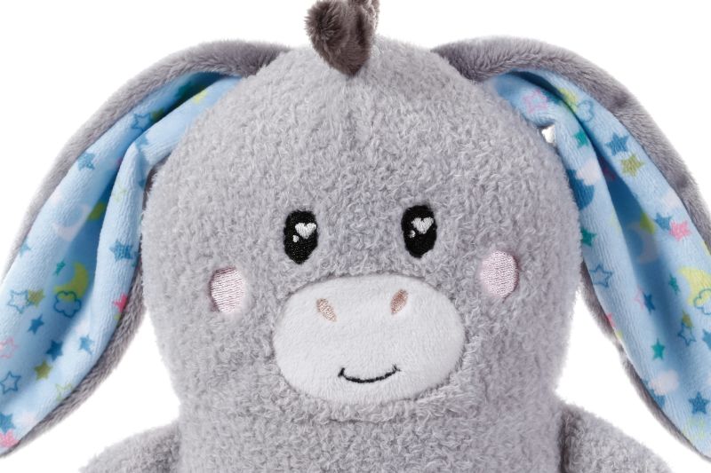 Jucărie calmantă pentru bebeluși, măgarușul Littledoo, în cutie cadou, 25 cm