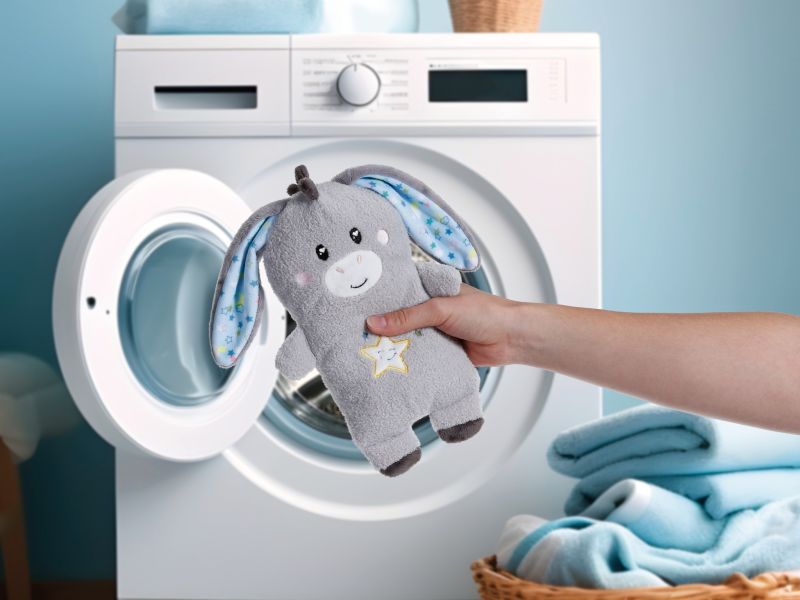 Jucărie calmantă pentru bebeluși, măgarușul Littledoo, în cutie cadou, 25 cm