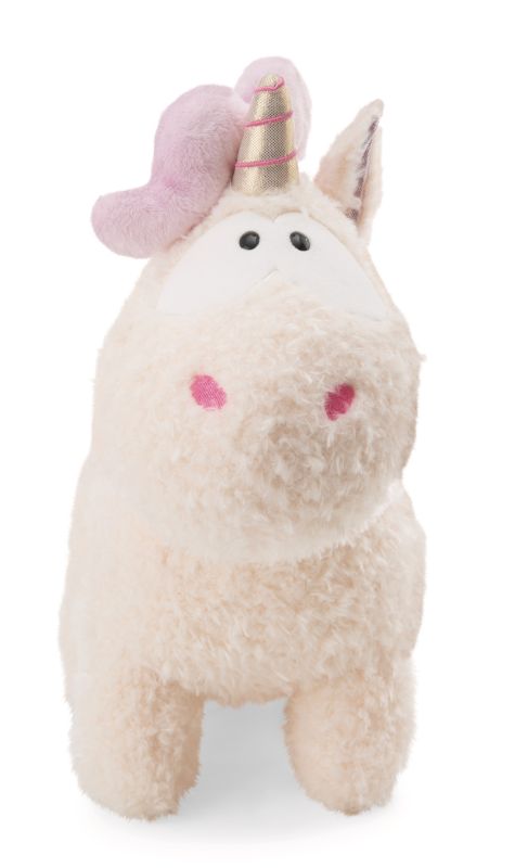 Unicorn de pluș Premium – Creamy Pink, 32 cm