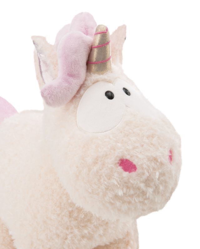 Unicorn de pluș Premium – Creamy Pink, 32 cm