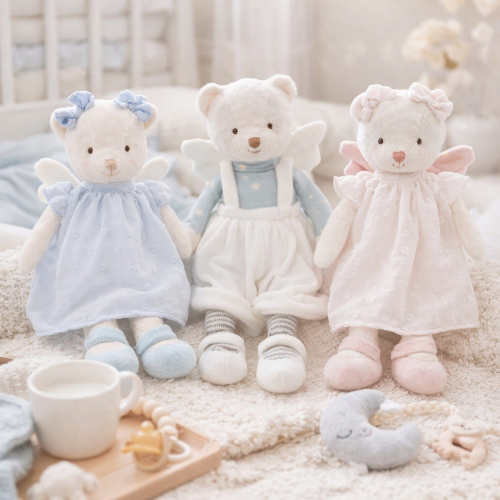 Angelina Îngerașul Păzitor – Ursuleț de Pluș Premium 30 cm