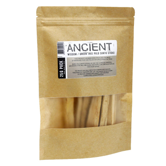 Set Bete de Palo Santo - 25g Green Tree - 3-4 Bucati - Purificare & Relaxare Naturală