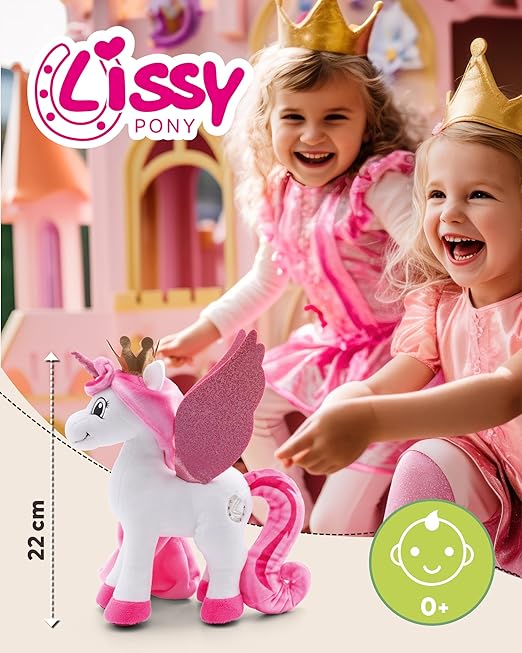 Lissy PONY Tamani – Unicorn de Pluș Premium NICI, 22 cm