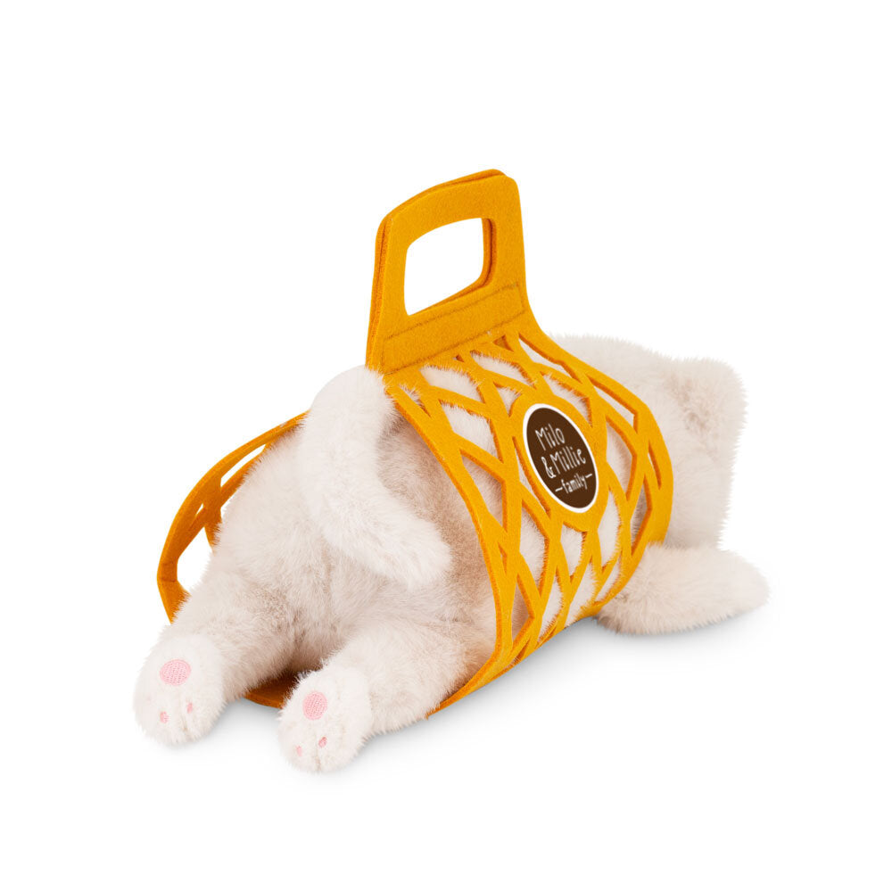 Milo – Pisoiul Alb de Pluș (35 cm) – Jucărie Premium Ultra Pufoasă Orange Toys
