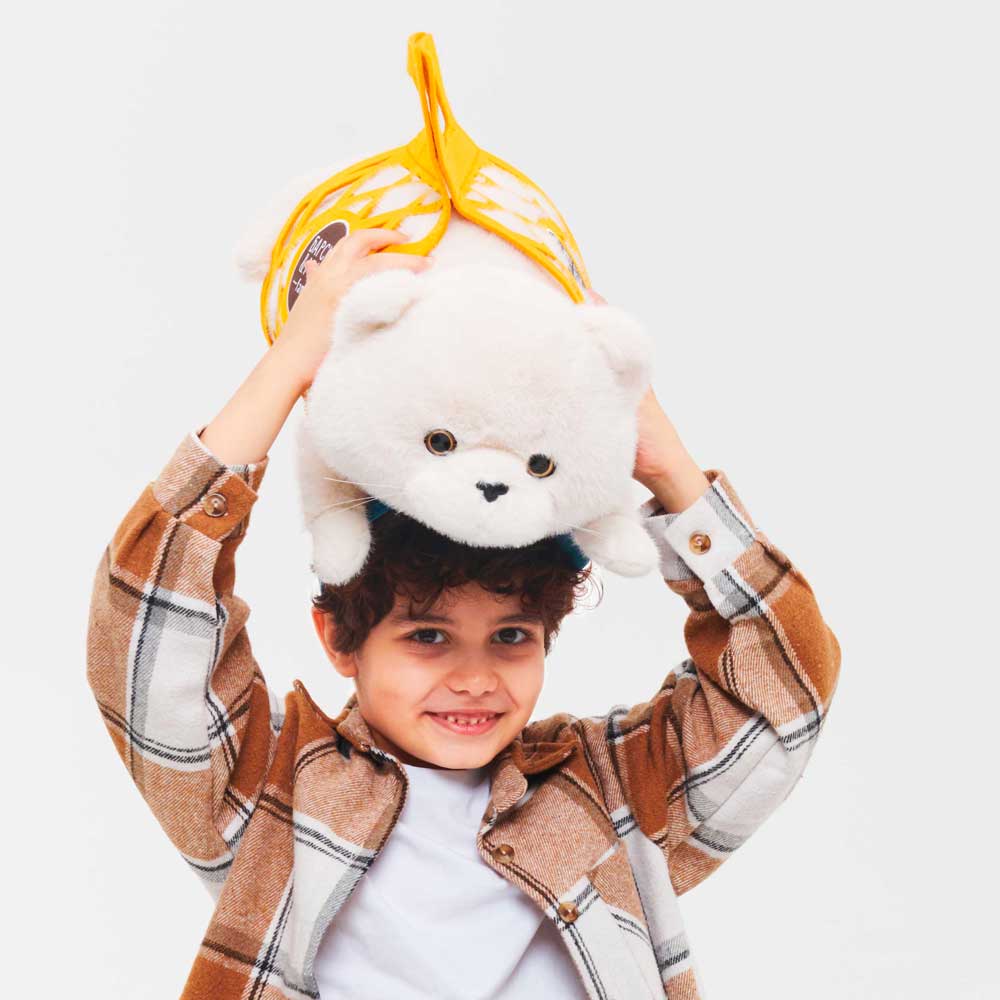 Milo – Pisoiul Alb de Pluș (56 cm) – Jucărie Premium Ultra Pufoasă Orange Toys