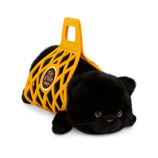 Milo – Pisoiul Negru de Pluș (35 cm) – Jucărie Premium Ultra Pufoasă Orange Toys
